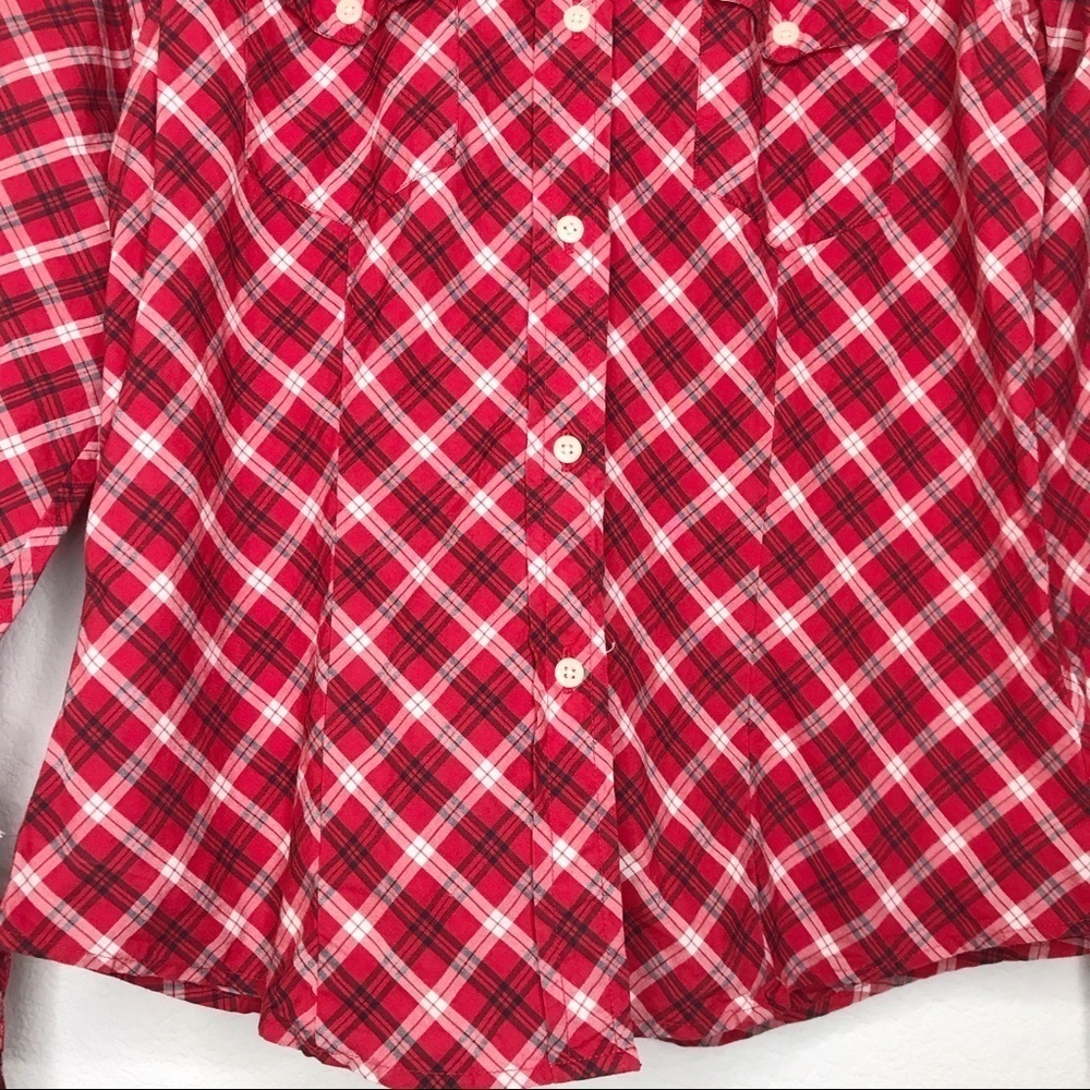 Polo Jeans Ralph Lauren plaid LS shirt sz Medium - Picture 3 of 7